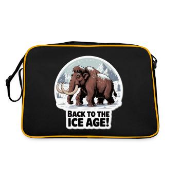 MAMMOTH - Retro Bag - black/gold - Back
