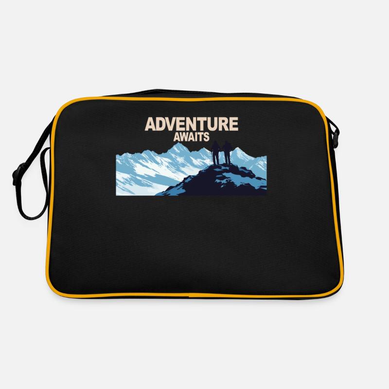 Wanderung über die Gipfel Wander Beyond the Peaks Retro Tasche