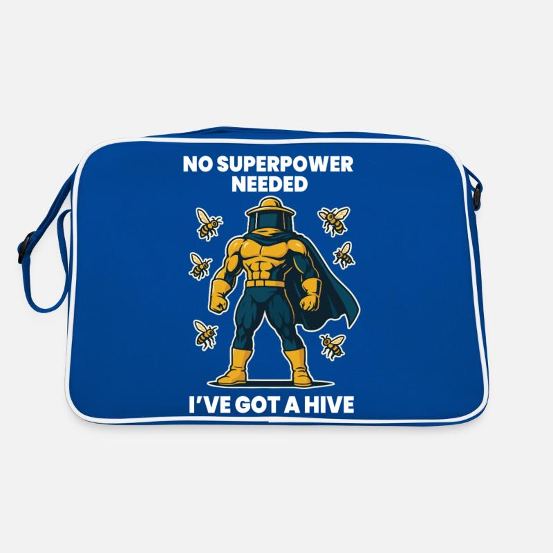 Bee Beekeeper Superpower Hive Honey Retro Bag
