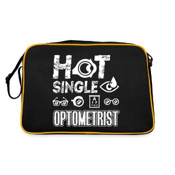 Optometrist Hot Single Optometrist - Retro Bag - black/gold - Back