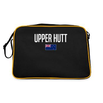 Upper Hutt New Zealand - Retro Bag - black/gold - Back
