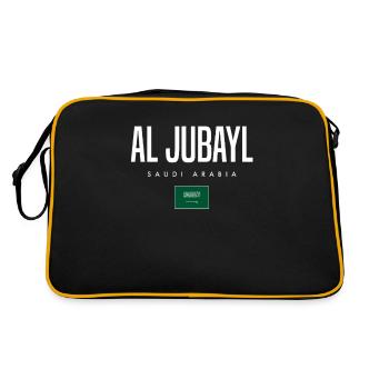 Al Jubayl Saudi Arabia - Retro Bag - black/gold - Back
