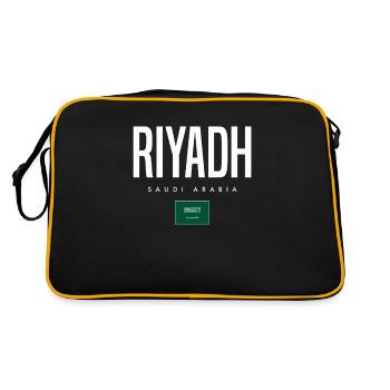 Riyadh, Saudi Arabia - Retro Bag - black/gold - Back