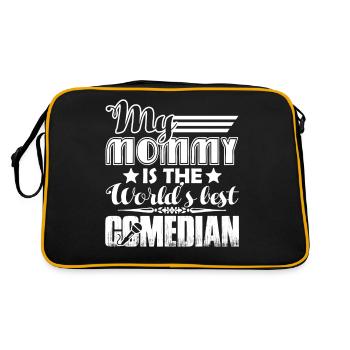 Comedian My Mommy Is The Best - Retro Bag - black/gold - Back
