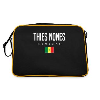 Thies Nones Sénégal - Sac Retro - noir/or - Dos