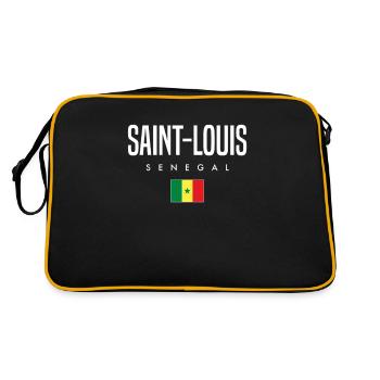 Saint-Louis Senegal - Retro Bag - black/gold - Back