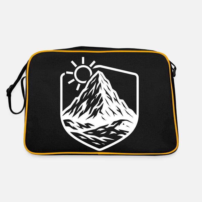 Mountains Peaks Retro Bag