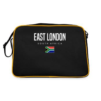 East London, Afrique du Sud - Sac Retro - noir/or - Dos