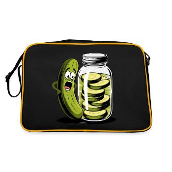 Cucumber Cucumber Jar - Retro Bag - black/gold - Back
