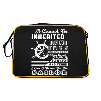 Sailor Forever The Title Sailor - Retro Bag - black/gold - Back