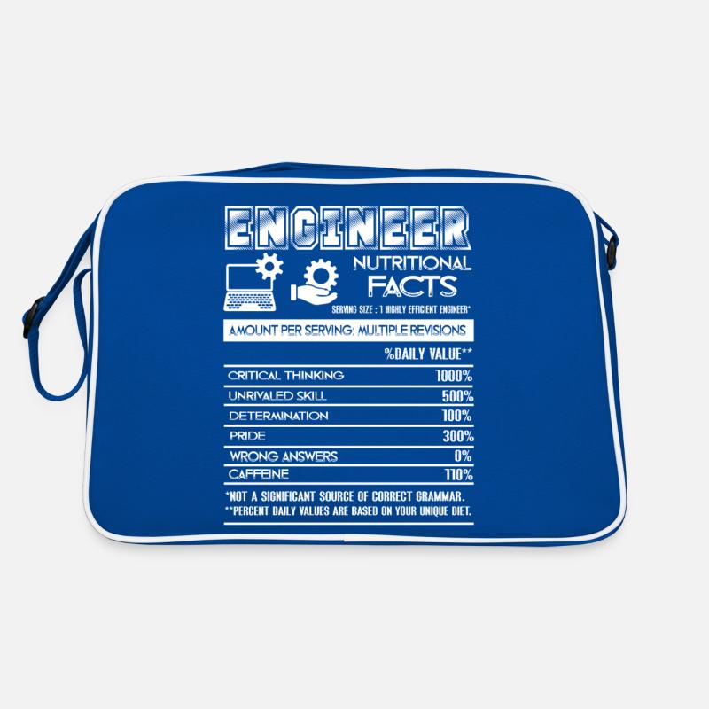 Engineer Nutritional Facts Retro Bag