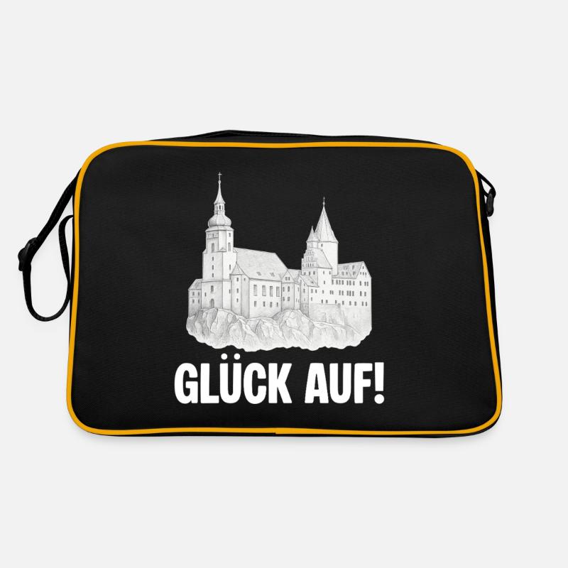 Schwarzenberg Glueck auf Retro Tasche
