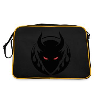 DARK SPIRIT - Retro Bag - black/gold - Back
