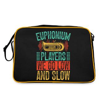Euphonium We Go Low & Slow Baritone Marching Band - Retro Tasche - Schwarz/Gold - Hinten