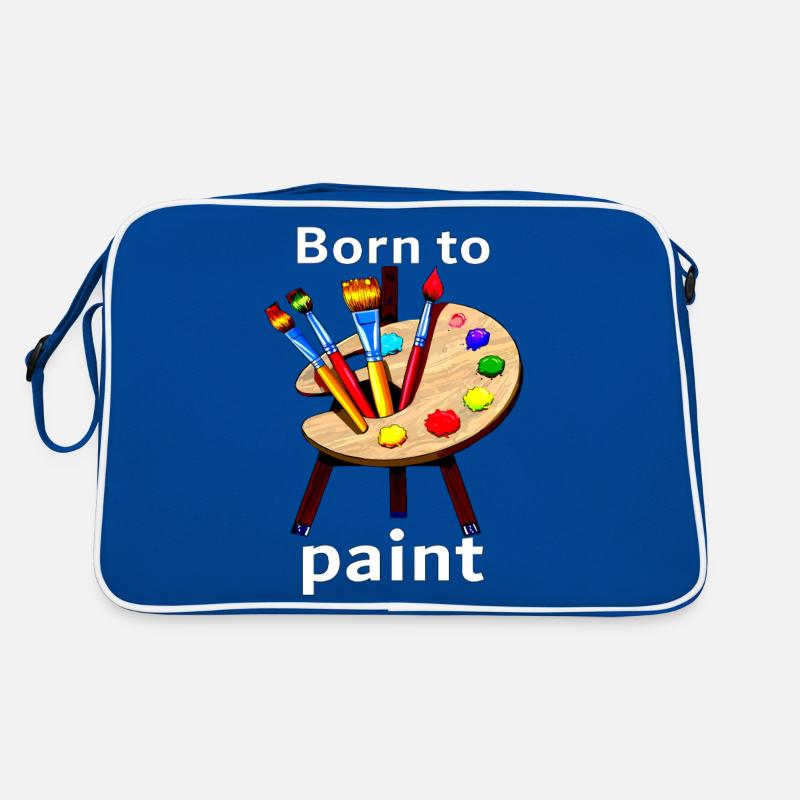 Easel Born to paint Retro Bag