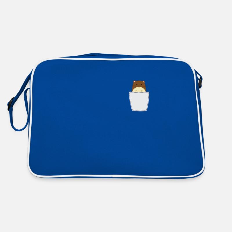 Hamster dans la poche de poitrine Sac Retro