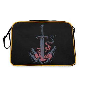 THE ULTIMATE SWORD - Retro Bag - black/gold - Back
