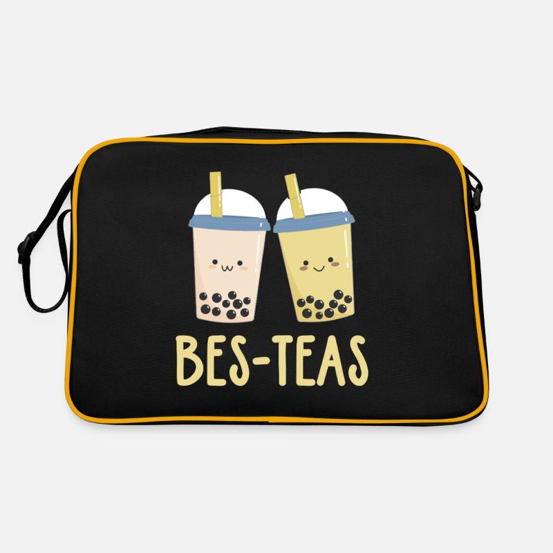 Bubble Tea, Boba, Boba-Tee ein Genuss Retro Tasche