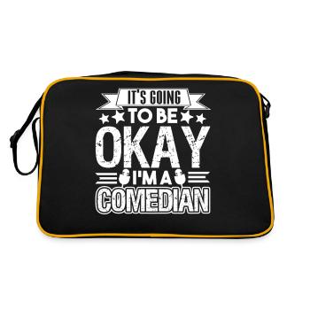 Comedian I am A Comedian - Retro Bag - black/gold - Back