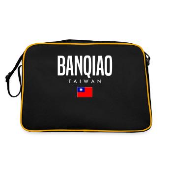 Banqiao, Taïwan - Sac Retro - noir/or - Dos