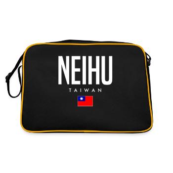 Neihu, Taïwan - Sac Retro - noir/or - Dos