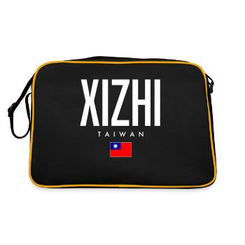 Xizhi Taïwan - Sac Retro - noir/or - Dos