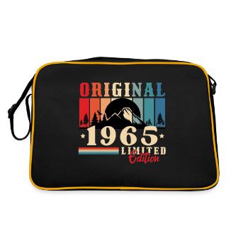 Original 1965 Millésime 1965 Anniversaire 1965 - Sac Retro - noir/or - Dos