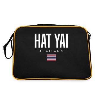 Hat Yai Thailand - Retro Bag - black/gold - Back