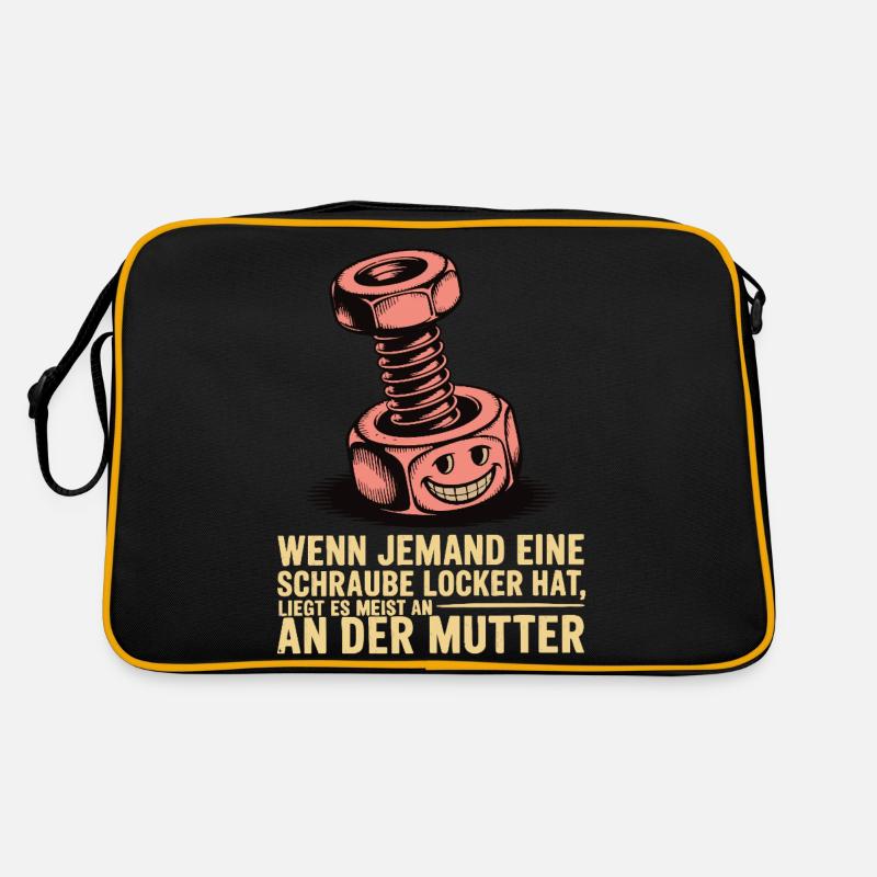 If someone has a screw loose nut saying Retro Bag