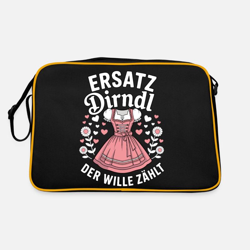 Ersatz Dirndl – der Wille zählt Retro Tasche