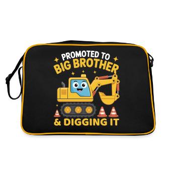 Promu à l’annonce de grossesse de Big Brother - Sac Retro - noir/or - Dos