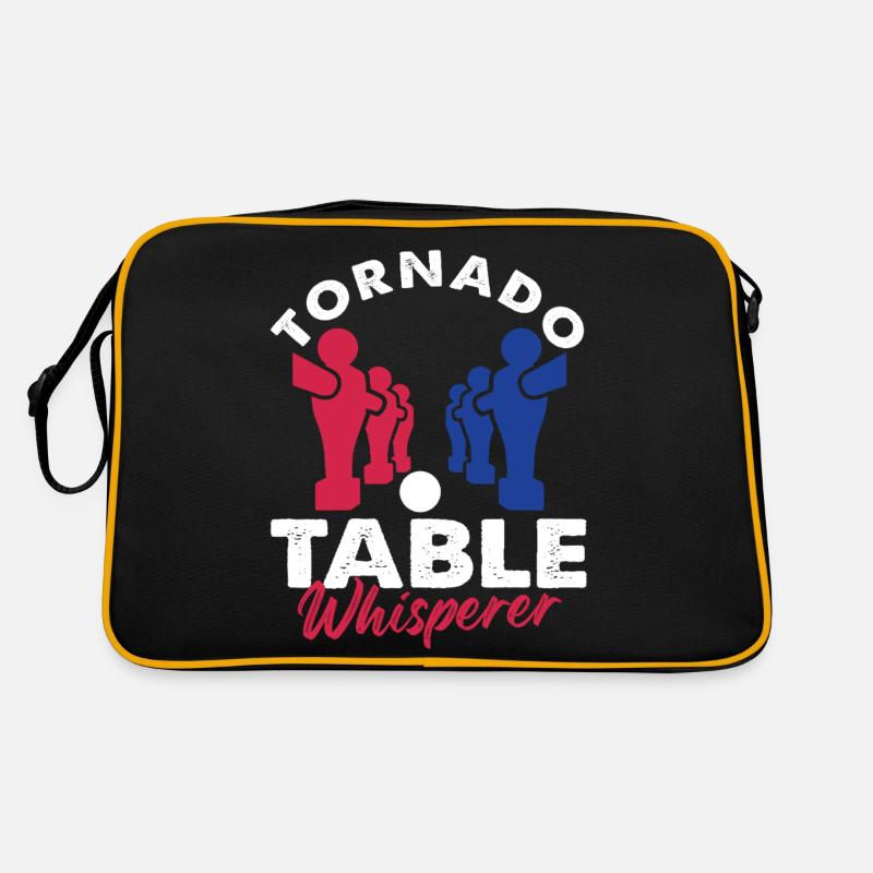 Tornado Table Whisperer Design Retro Tasche