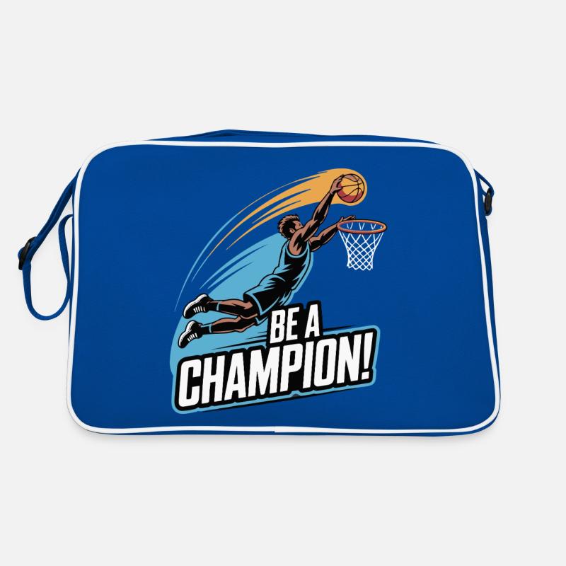 SPIELEN SEI EIN CHAMPION Retro Tasche