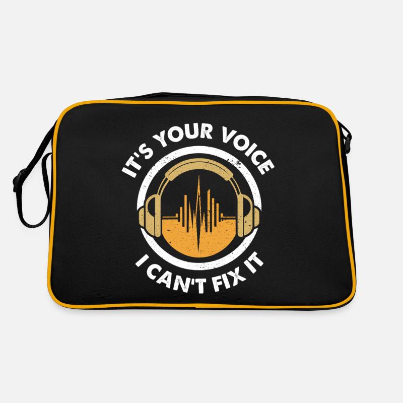 Funny Audio Engineer Quote Design Retro Bag