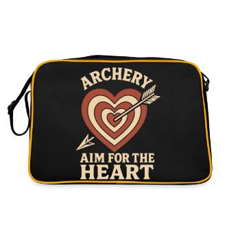 Archery Aim For The Heart Archer Bow - Retro Bag - black/gold - Back