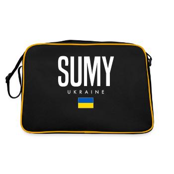 Soumy, Ukraine - Sac Retro - noir/or - Dos