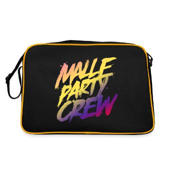 Malle Party Crew Majorque - Sac Retro - noir/or - Dos