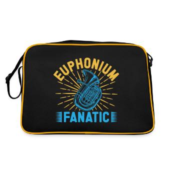 Euphonium Fanatic Baritone Marching Band - Retro Bag - black/gold - Back