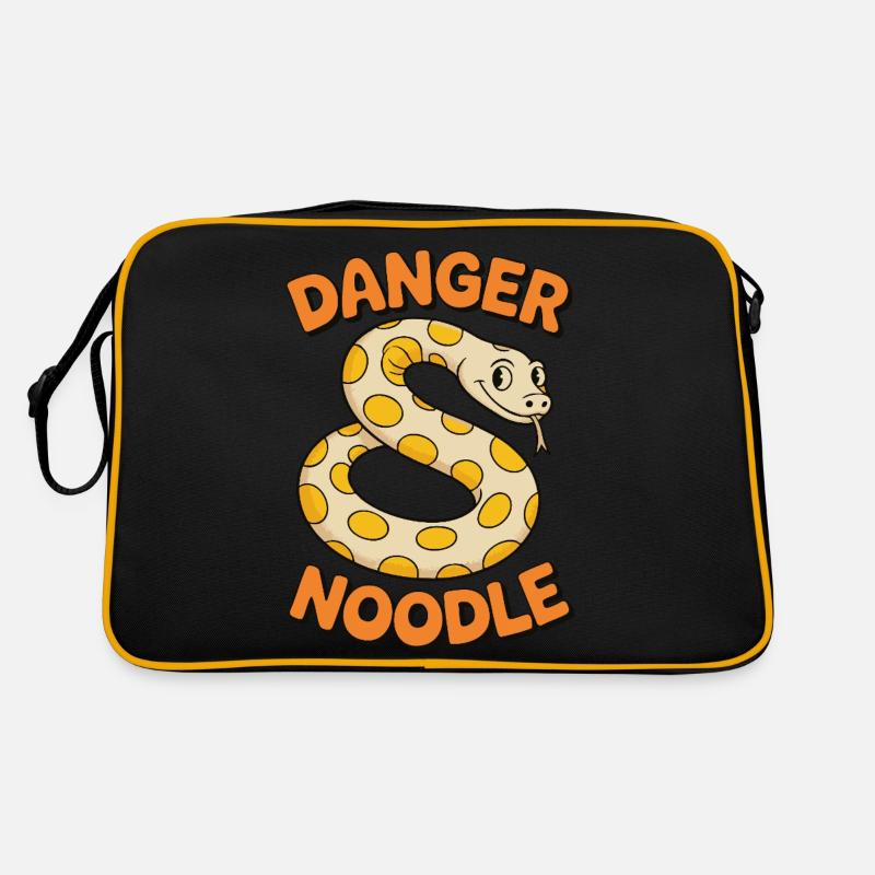 Danger Noodle - Conception de serpent amusante Sac Retro