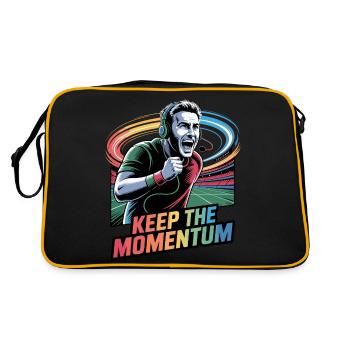 Conservez l’élan du design sportif - Sac Retro - noir/or - Dos