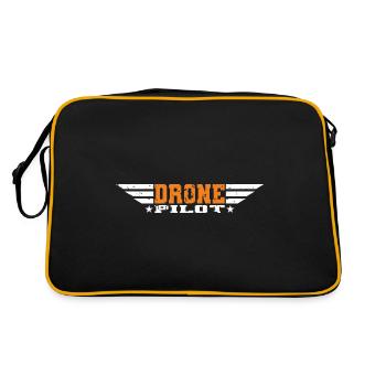 Drohnenpilot Whoop Copter FPV UAS Pilot Drone - Sac Retro - noir/or - Dos