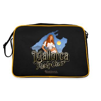 Mallorca Party Crew Pin-Up Girl - Retro Bag - black/gold - Back