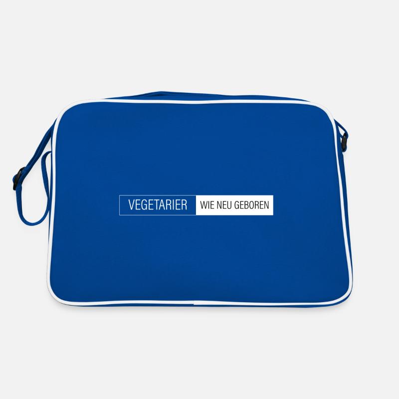 Vegetarier - wie neu geboren Retro Tasche