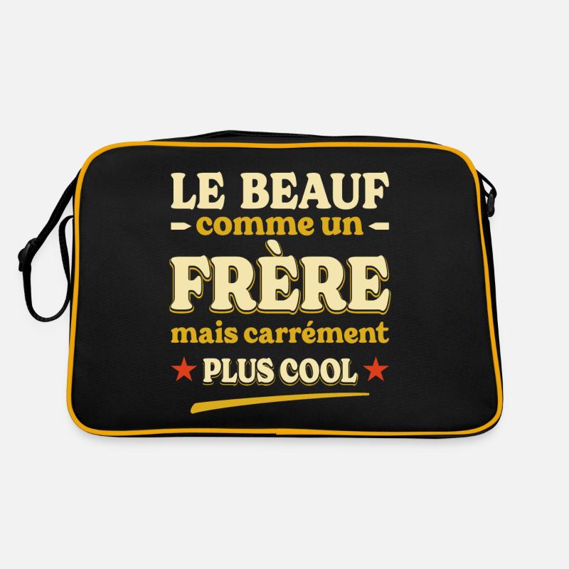 Le Beauf Frère Plus Cool Idée Pour Beau-Frère Sac Retro