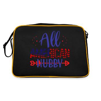 All American Hubby - Sac Retro - noir/or - Dos