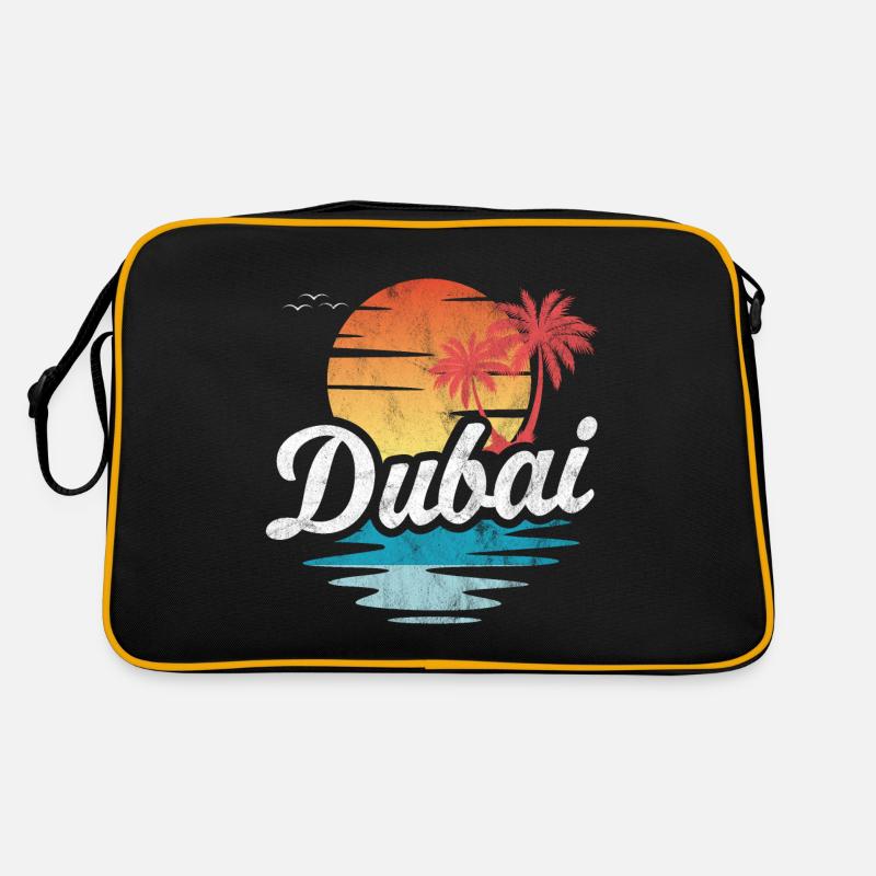 Strand von Dubai Retro Tasche