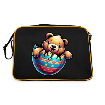 Éclosions d’ours de Pâques de l’œuf de Pâques : Bonbons - Sac Retro - noir/or - Dos