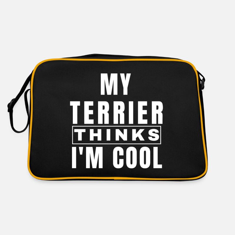 Mon terrier pense que je suis cool drôle propriétaire de terrier Sac Retro
