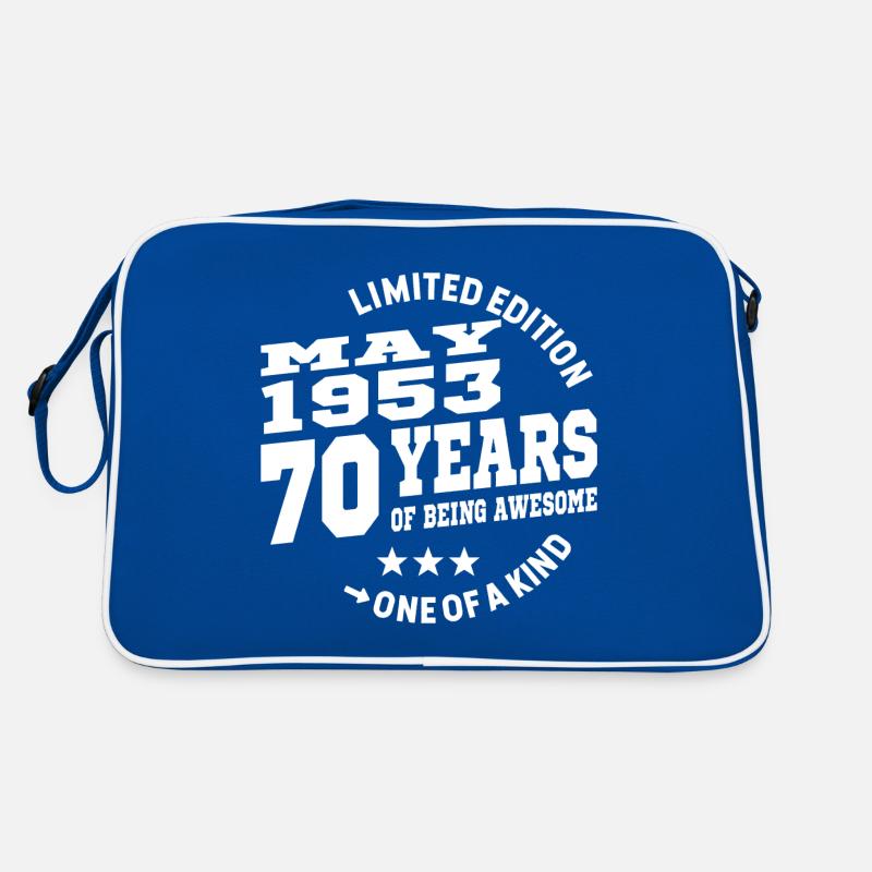 70 ans - anniversaire mai 1953 Sac Retro