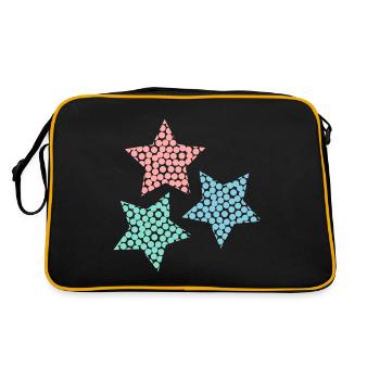 STAR. STARS. STAR. STARS. FEAST. ANNIVERSARY - Retro Bag - black/gold - Back